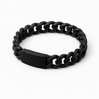 Black Titan Steel™ — Pulseira Masculina Premium